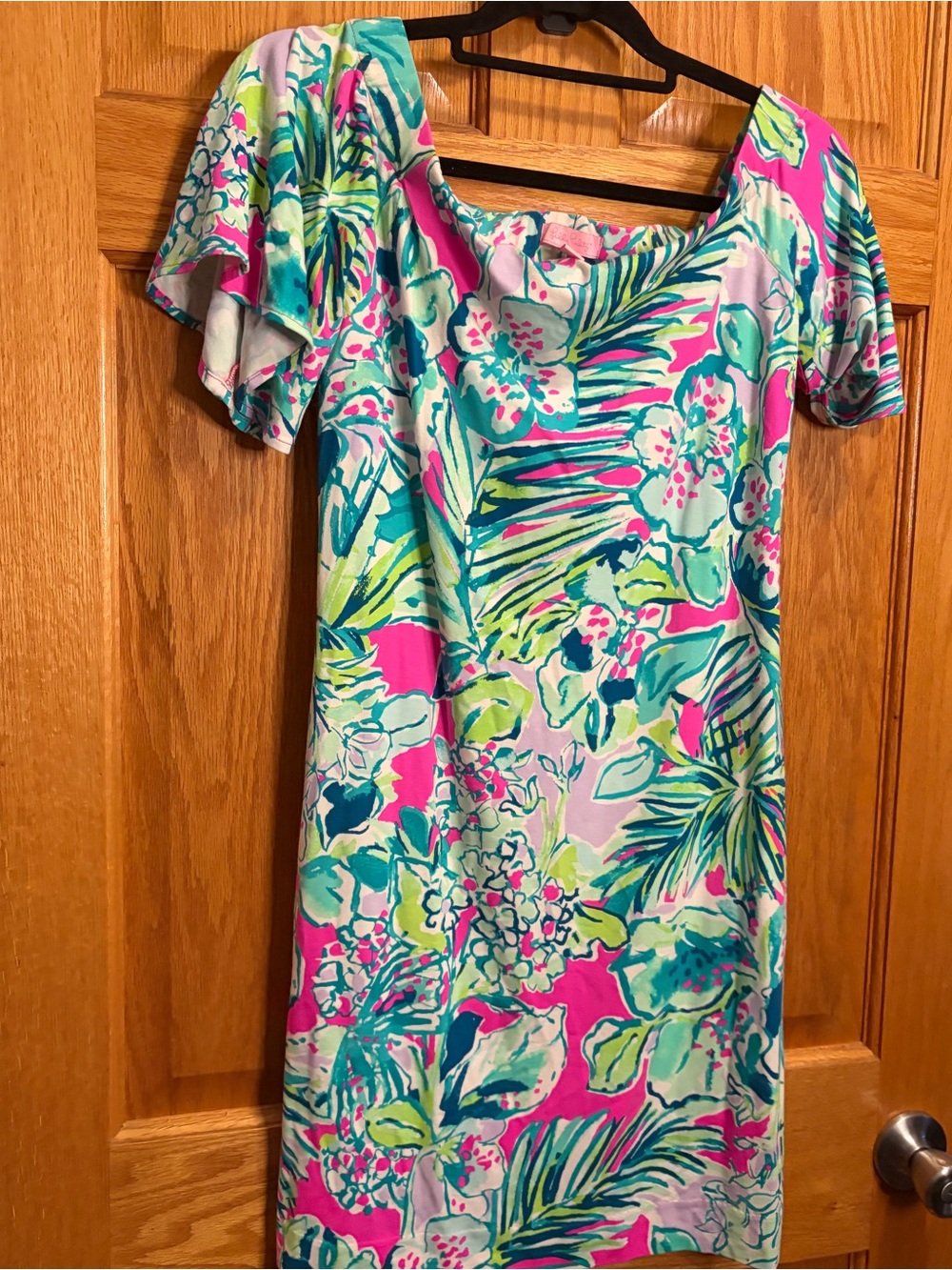 Lilly Pulitzer Fawcett Dress Early Bloomer Strapless Small Floral Colorful